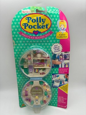 Vintage Polly Pocket Polly's Ice Skating Day Playset 100% Complete SEALED MOC