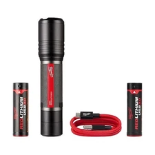 2,000 Lumens REDLITHIUM USB Slide Focus Flashlight with Extra USB 3.0 Ah Battery