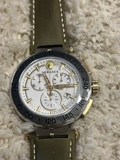 Versace Armbanduhr  Greca Chronograph VEPM00220  Lederarmband