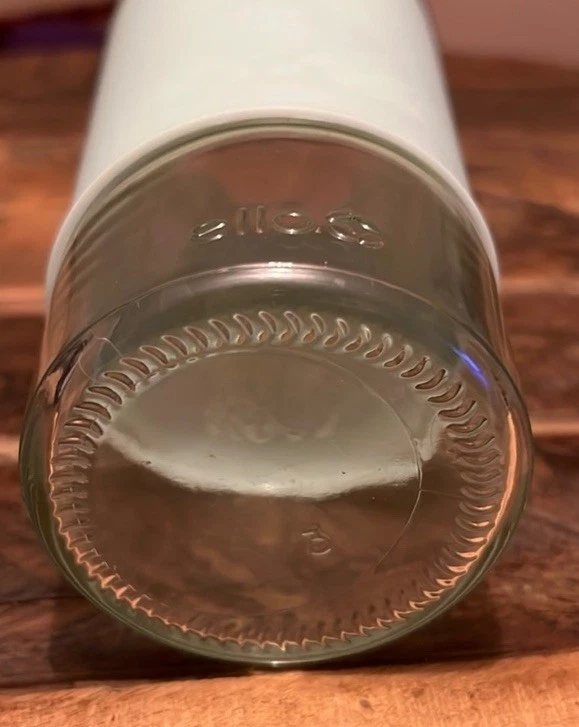 ELLO VASO DE VIDRIO VERDE MENTA Y FUNDA DE SILICONA PERFECTO PARA BEBIDAS HELADAS Foto 4 de 4