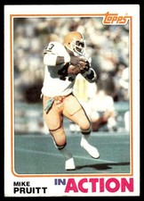 Mike Pruitt IA 1982 Topps #71 Cleveland Browns 27847 Football Card