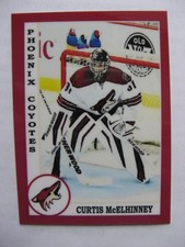 2015 SCA Lost Goalies Curtis McElhinney 02/10 phoenix coyotes