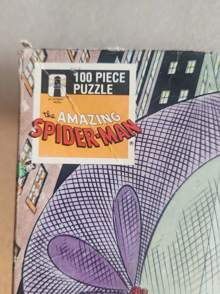复古 "The Amazing Spider-Man" The Rainbow Works 100 件拼图 • 75913-2 • 1988 — 第 2/4 张图片