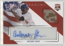 2015 Panini USA Baseball Jersey Signatures 30/99 Anfernee Grier #6 Auto 3lz