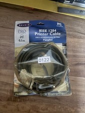 Parallel Printer Cable DB25 Male/Centronics 36 Male IEEE1284 New Open F52Q 