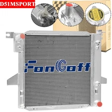 3 Row Aluminum Radiator For 1998-2001 Ford Ranger 2.5L Only,Mazda B2500