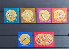 Romania 1961 Mi 2010b,2013b-2014b,2017b-2019b MNH** Olympics