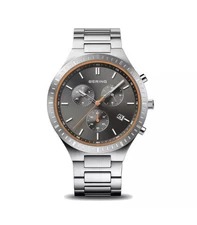 Bering Titan Chrono 11743-709 Men's 43mm Brushed Titanium