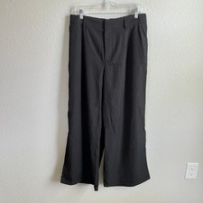 New Cider Wide Leg High Rise Black Dress Pant Trouser Women's 0XL 12/14 Classic