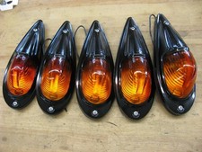 5 Vintage Kd 517 Cab Marker Clearance Lights