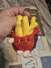 French Fries Plush Keychain 