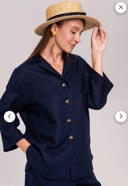Women ON Shirt Navy 38 / M / 46
