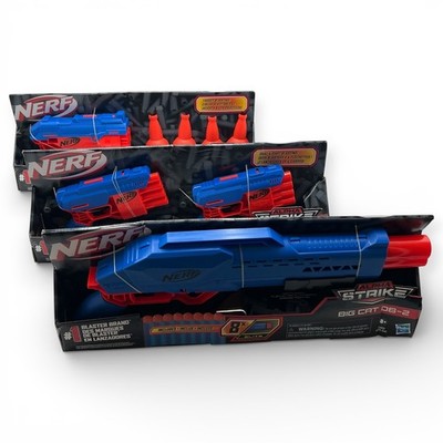 Lot of 3 Nerf Alpha Strike Big Cat DB-2 & Boa RC-6 & Claw Dual QS-4 New in Box
