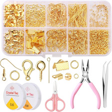 Samulee 710 PCS Earring Making Kit, Hypoallergenic Jewellery Making Supplies, Ne