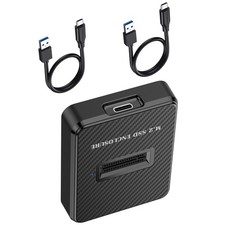 M.2 to USB Docking Station, NVMe to USB C Reader Adapter For M Key, B M Key SSD