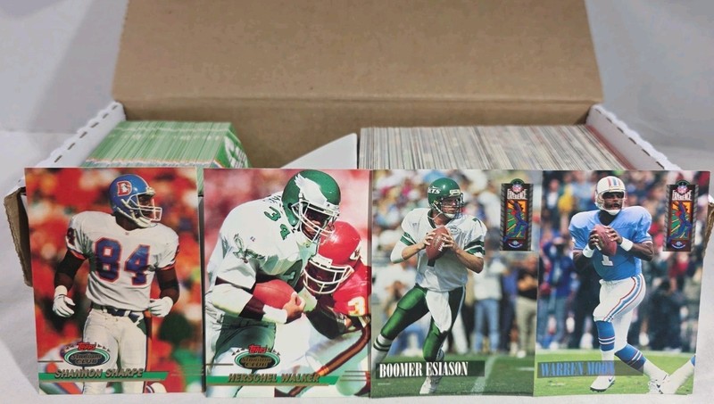 1993 Topps Stadium Club + 1994 Classic Football Lot Of 454 Cards W/ Duplicates