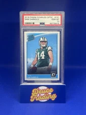 2018 Donruss Optic - Rated Rookie Sam Darnold #151 (RC) PSA 10