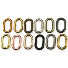 Bag Clasps Oval Rectangular Spring Coil Swivel Clips For 13 40 mm Bag Strapping