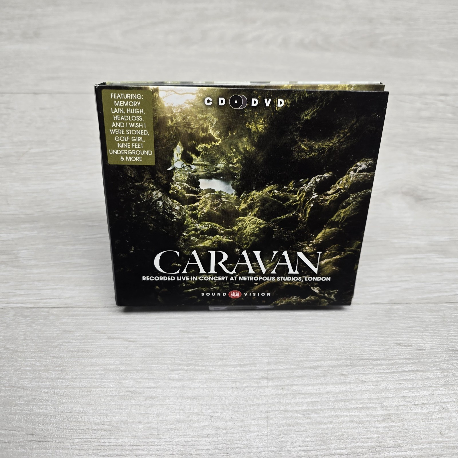 Caravan - Live in Concert at Metropolis Studios London CD Album + DVD Set Salvo
