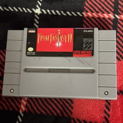 Final Fantasy II SNES Super Nintendo Cartridge Tested   