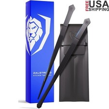 Professional Stainless Steel Cooking Tweezers Micro Serrated Grip Kitchen Tool