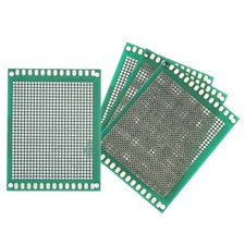 4Pcs Breadboard Solderable Boards 80mm x 60mm Green Circuit PCB Board