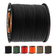 650Lb Paracord/Parachute Cord - 9 Strand Paracord Rope - 100', 200' Spools of Pa