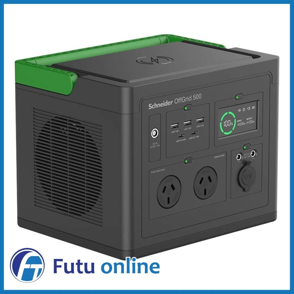 APC Schneider 500 517Wh OffGrid Portable Power Station PPS500-AZ