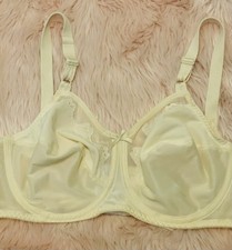 Bali Flower 0180 Full Coverage Comfort Figure Floral U Back Ivory Bra 36DD
