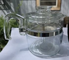 Vintage Pyrex Flameware 7754-B Glass Coffee Pot 4 Cup VGUC