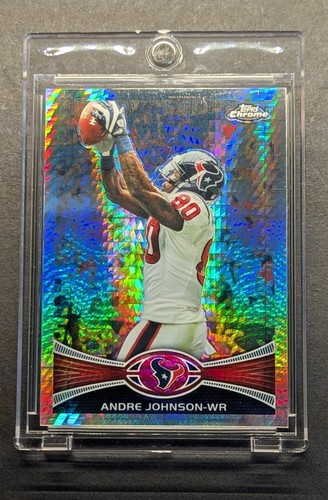 ANDRE JOHNSON 2012 Topps Chrome Prism Refractor SP /216