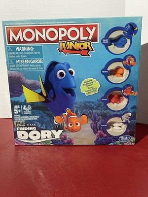 Monopoly Junior: Disney / Pixar Finding Dory Edition Hasbro Complete New Sealed