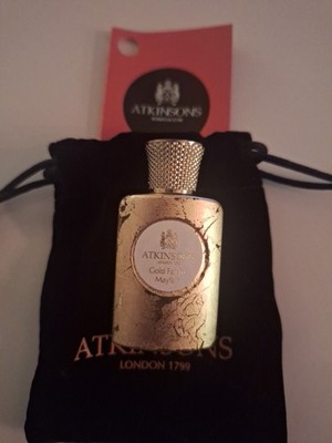 Atkinsons Parfum Miniatur Gold Fair in Mayfair, 5 ml EdP & Samtsäckchen
