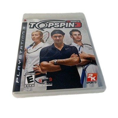 Top Spin 3 (Sony PlayStation 3, 2008) PS3 Pre-Owned