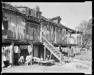 Photo:Norco Louisiana 1938 Rookery House Laundry Porch St Charles Parish