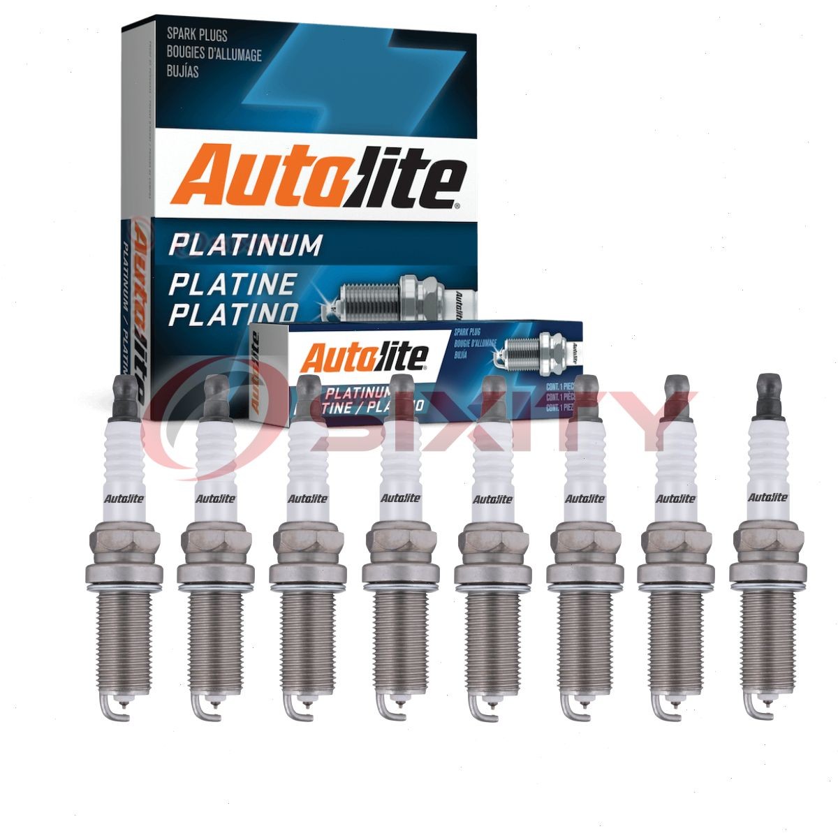 8 pc Autolite Platinum AP5324 Spark Plugs for HR10HC 5614001 5018 4505 446 um