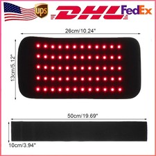 660nm Red 850nm Near Infrared Light Therapy Waist Wrap Pad For Pain Relief