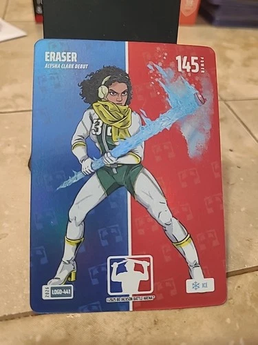 Bo Jackson Battle Arena Eraser Logo Ice Alysha Clark Logo-441 1st Edition