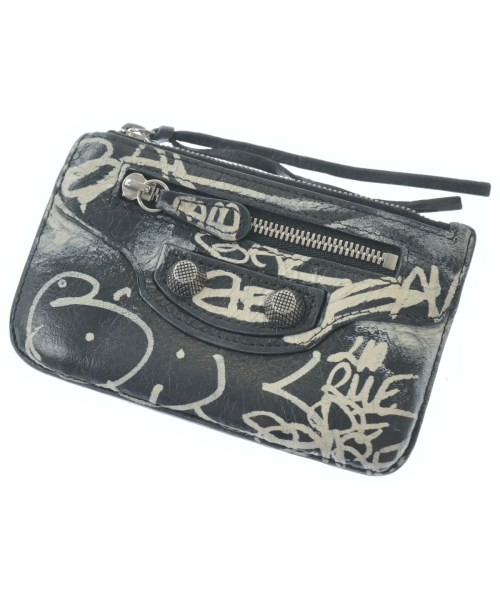 BALENCIAGA Wallets/Coin Purses BlackxOff-white(Patterned) 2200642088017