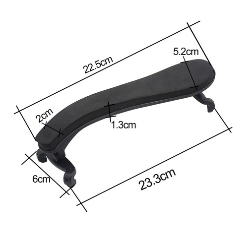 Viola Shoulder Rest For 15.5-16.5 Inch Violas Adjustable Height And Angle JEJZ - Picture 6 of 21