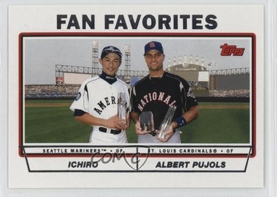 2004 Topps Ichiro Suzuki Albert Pujols Fan Favorites (Ichiro ) #694 HOF 1n0j