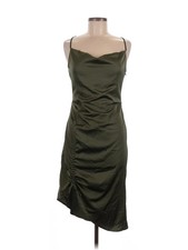 PrettyLittleThing Women Green Cocktail Dress 8