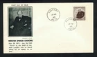 Canada #440, 1965 5¢ Churchill, Unknown cachet with quote FDC - Calgary AB cds
