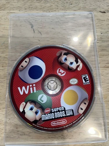 nintendo wii super mario bros. disc only