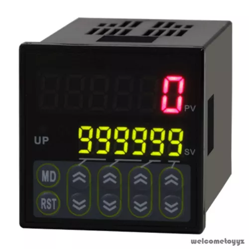 6 Digital LED Preset Scale Counter range 1-999999 OMRON relay build in