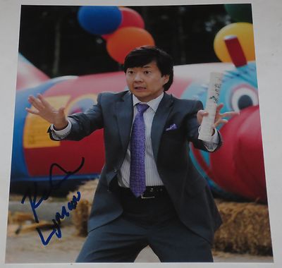 KEN JEONG SIGNED 8X10 PHOTO AUTHENTIC AUTOGRAPH THE HANGOVER MR. CHOW COA A