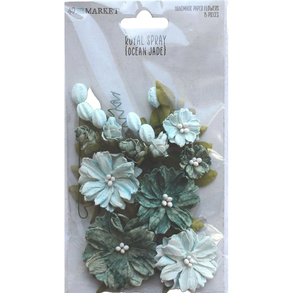 Handmade Paper Scrapbooking Flower Embellishments