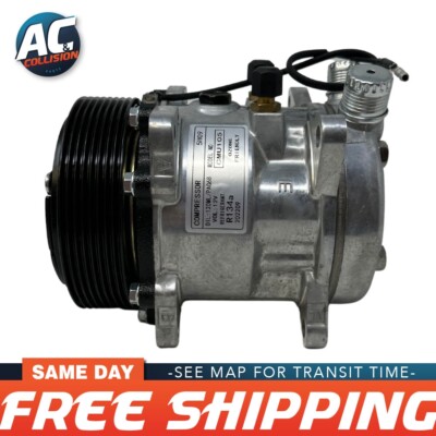 CMU105 Universal Compressor for Abacus 505 / Sanden 5H09 Serpentine Belt 6PK