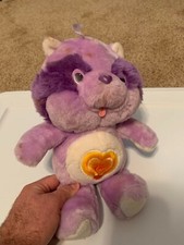 VINTAGE 1984 Kenner CARE BEARS BRIGHT HEART RACCOON Plush Toy