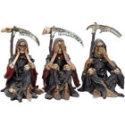 Nemesis Now Set of 3 Reaper Figurines - Something Wicked 9.5cm NEM3858